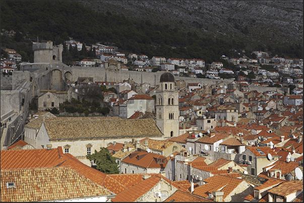 Dubrovnik (Ragusa). The historic medieval town