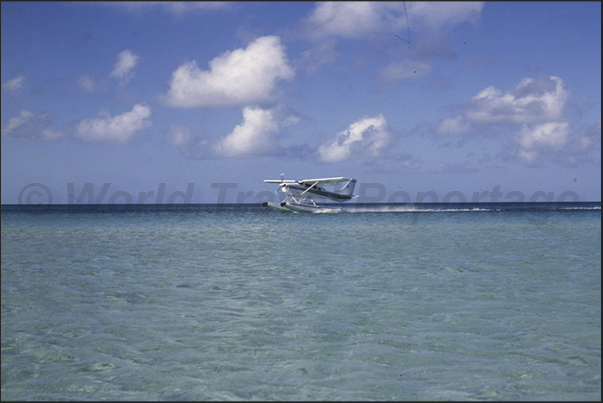 The seaplane, is the fastest way to reach Eleuthera from the nearby island of Nassau