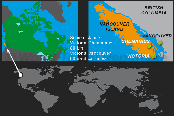 Where is Chemainus on Vancouver Island