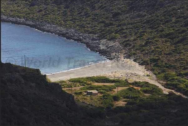 Bay Cap Kamily Bay near the caves of Kastania