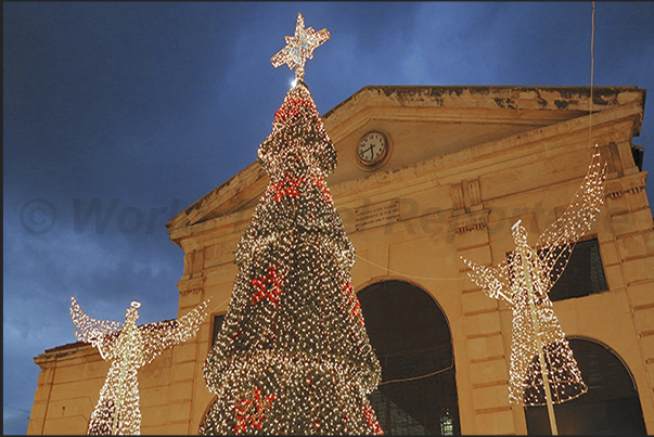 Christmas in Market Square in ChaniaTown