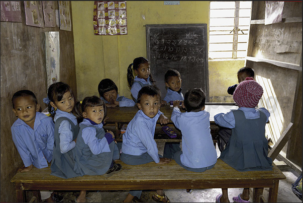 The plantation is equipped with an school for the children of the pickers