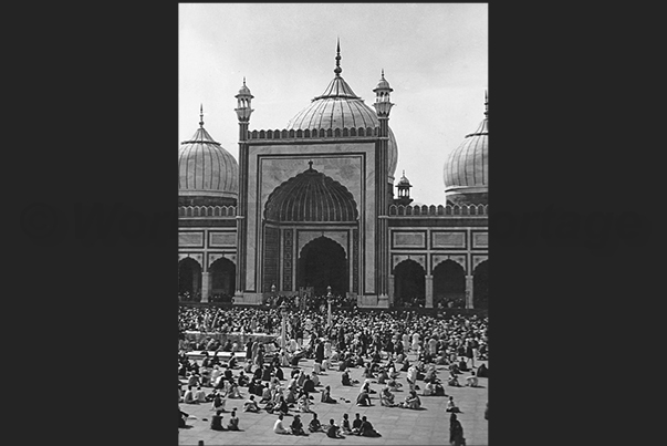 Delhi. Jama Masjid. The Mosque